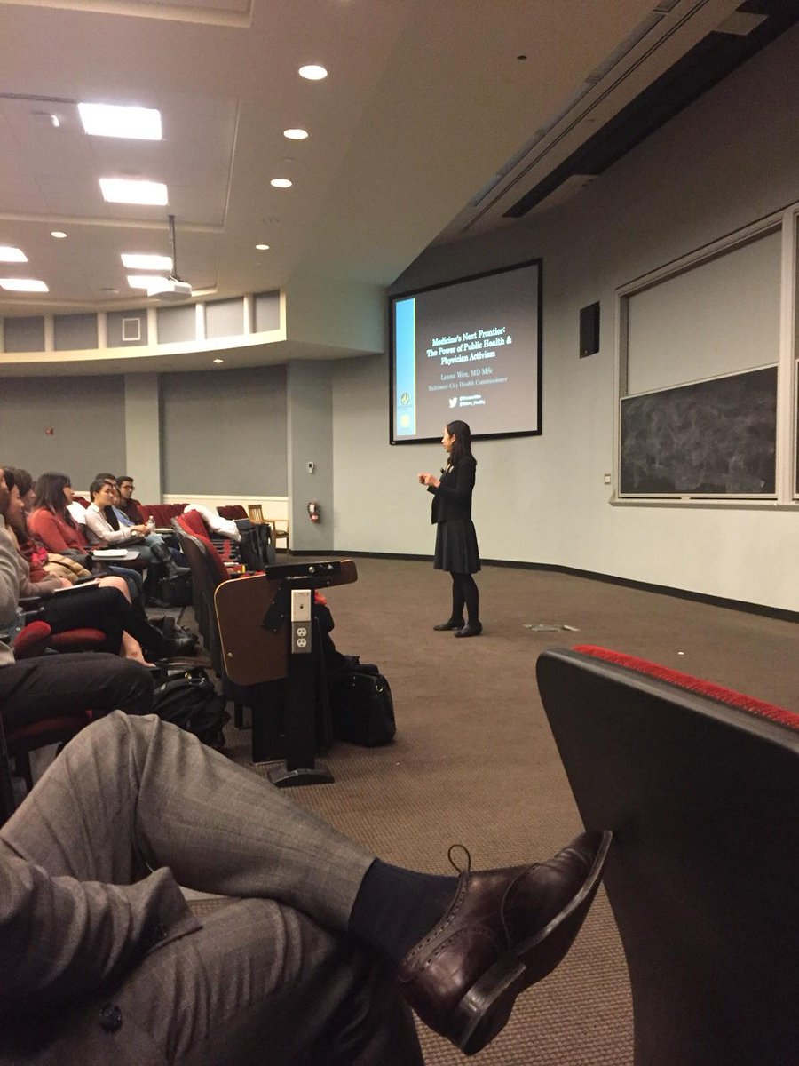 Addressing our future doctors and public health professionals at JHU Conversations in Medicine <a href="/BMore_Healthy/">Baltimore City Health Department (BCHD)</a>