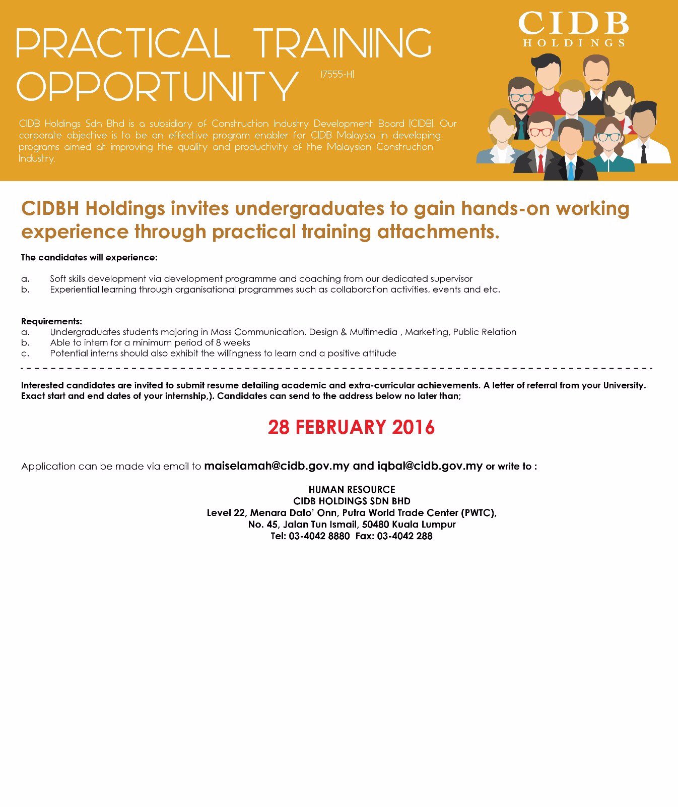 Cidb Holdings Official Website