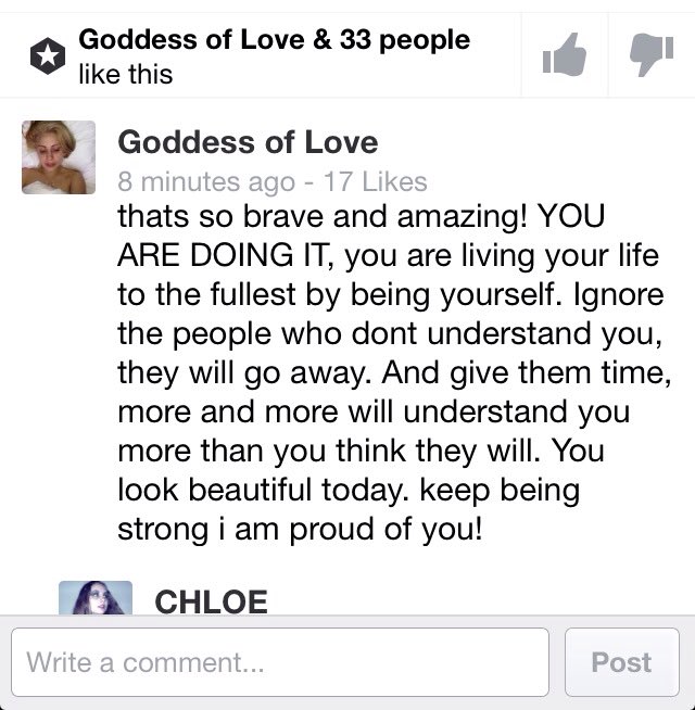 AmyGrimesSuxx's tweet photo. Lady Gaga's response to my message to her on littlemonsters about coming out to my parents @ladygaga thank you💖👑 https://t.co/jijY2ur2ir