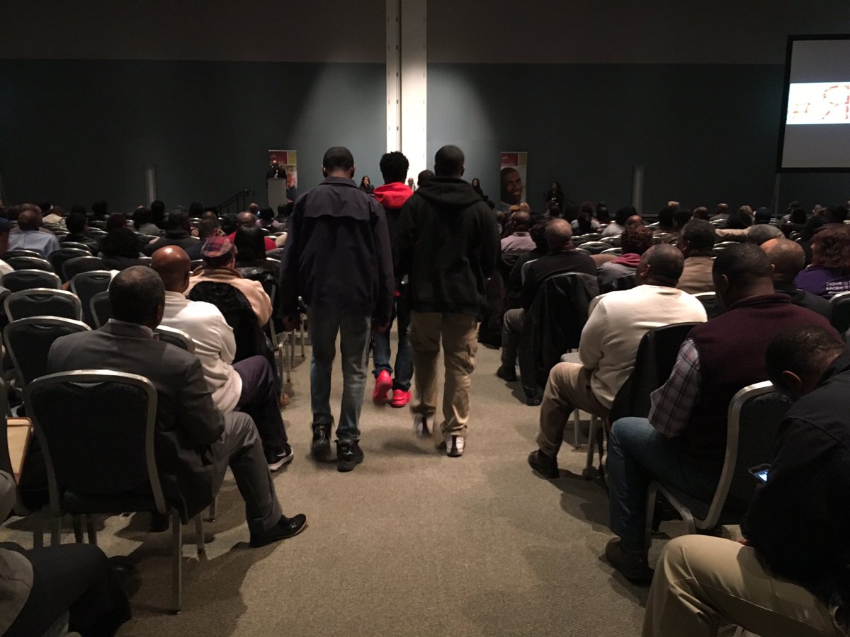cityofhampton's tweet image. Packed house! Join the discussion about the importance of collaborating when addressing black male achievement #RuON