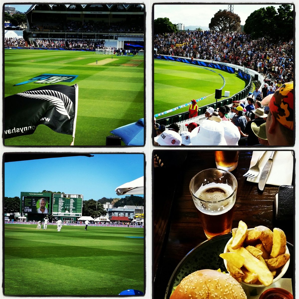 thewardsx5's tweet photo. #NZvAUS might not have table mountain in the background but the Basin on a good day. ...and that's lunch! https://t.co/C9anWvQGzf