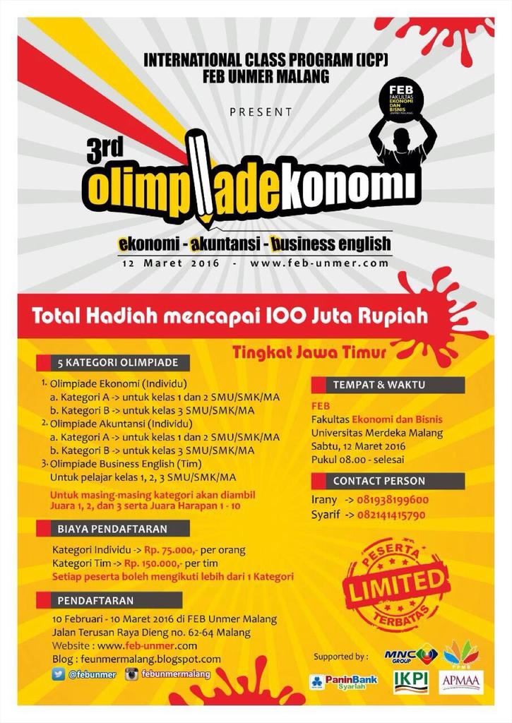 irany_w's tweet photo. @OsisSmadaKdr ....mari berkompetisi dan raih hadiah jutaan rupiah https://t.co/lFUjskOSMn