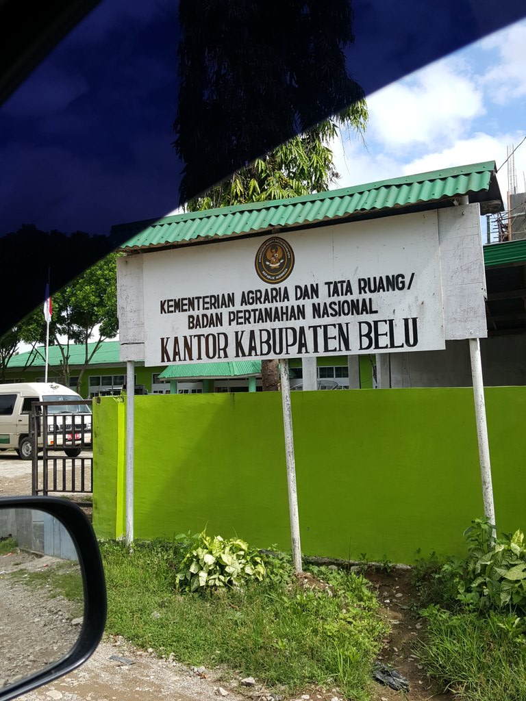 PoyBenadus's tweet photo. kantah bpn kab belu@prsiapan k wil prbatan NKRI-RDTL https://t.co/xl3XyZV95J