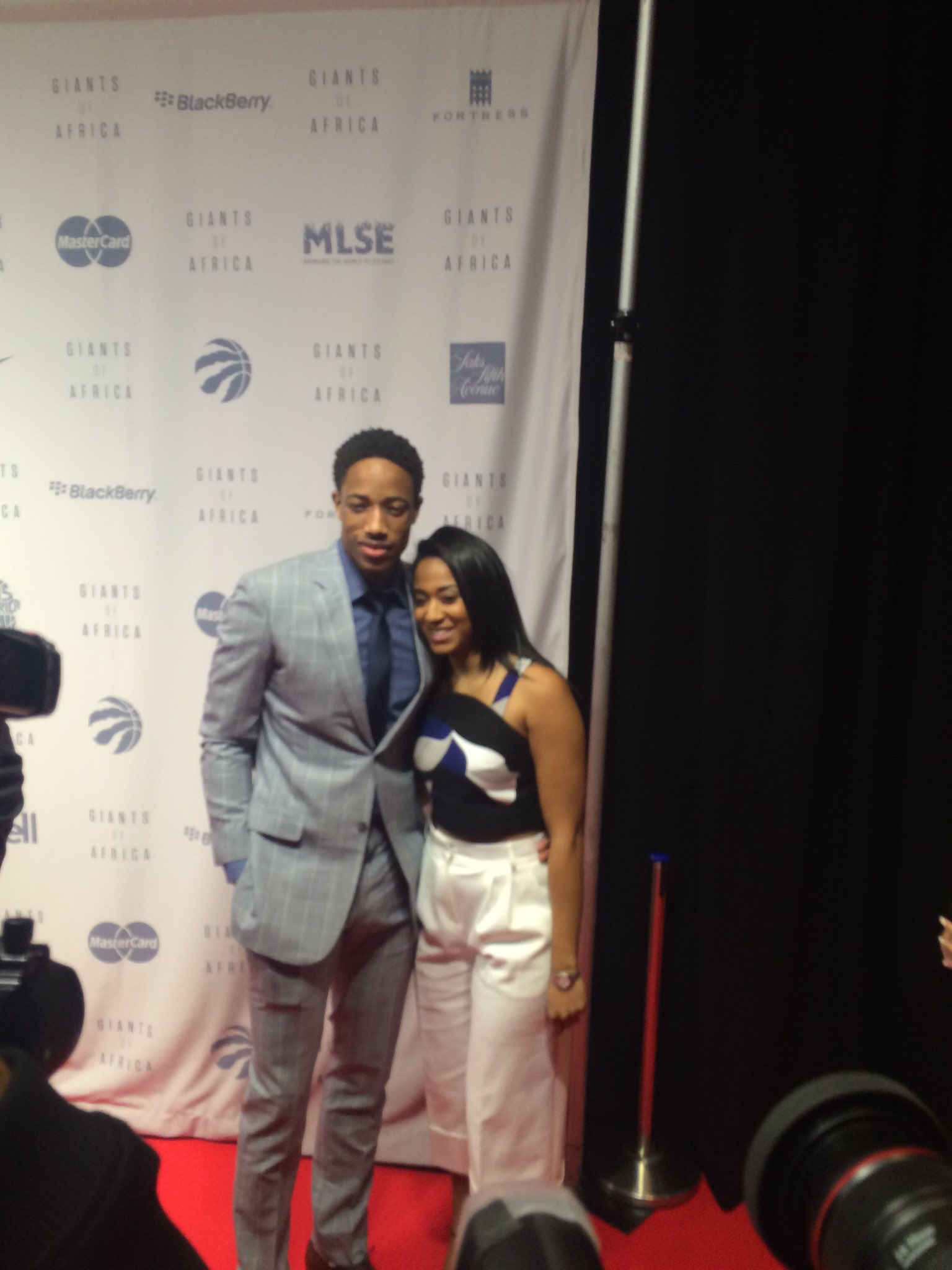 Vernon Chang on X: #Raptors DeMar DeRozan with his wife