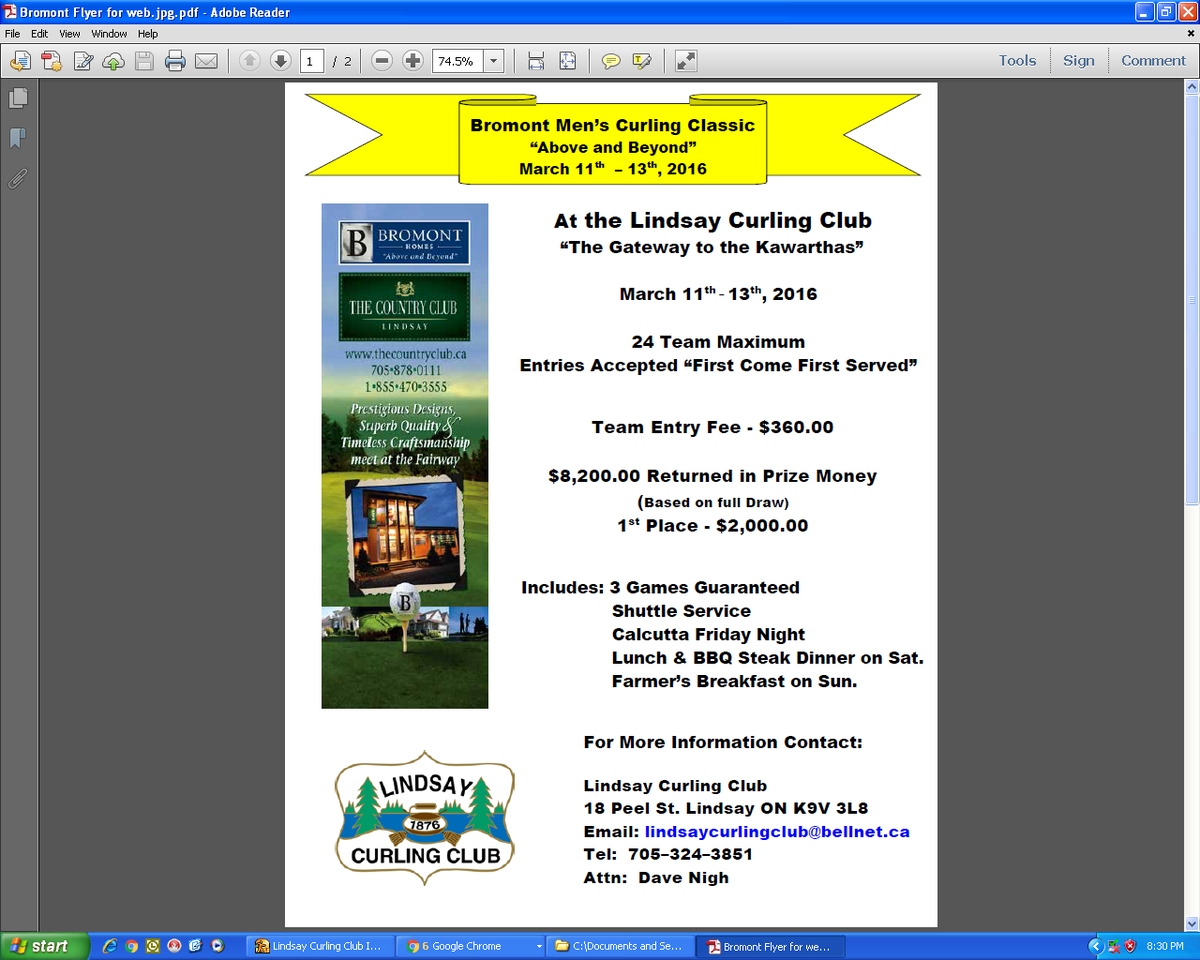 Lindsay Curling Club tweet media