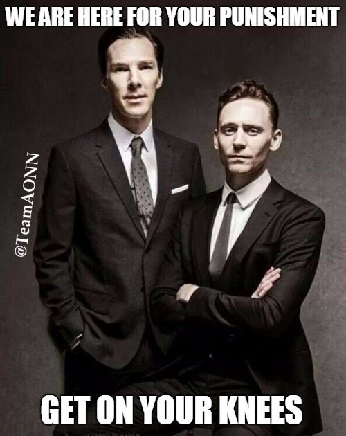 TeamAONN's tweet photo. #Day9 of #Hiddlesmonth We had to do #BenedictCumberbatch with him for #CumberTuesday. Enjoy the #Bromance, https://t.co/95EpeqtNxH
