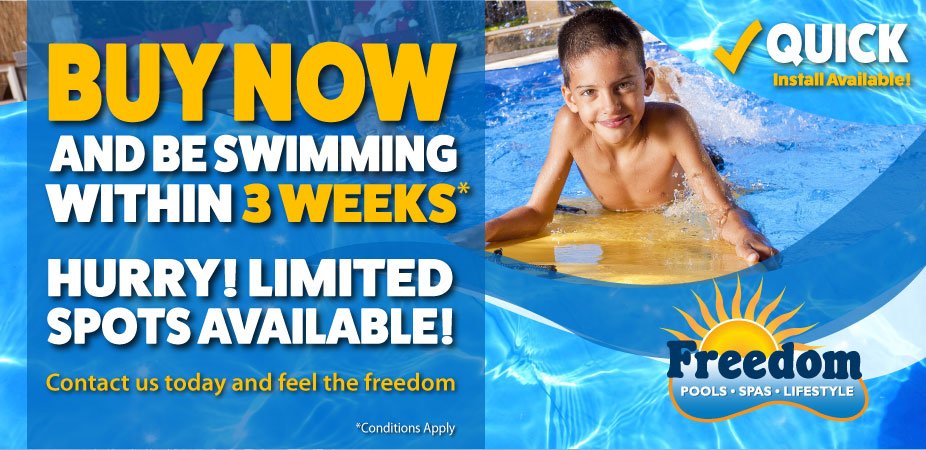 Freedom_Pools's tweet image. Escape the #Perthheatwave - be in your own pool in just 3 weeks!