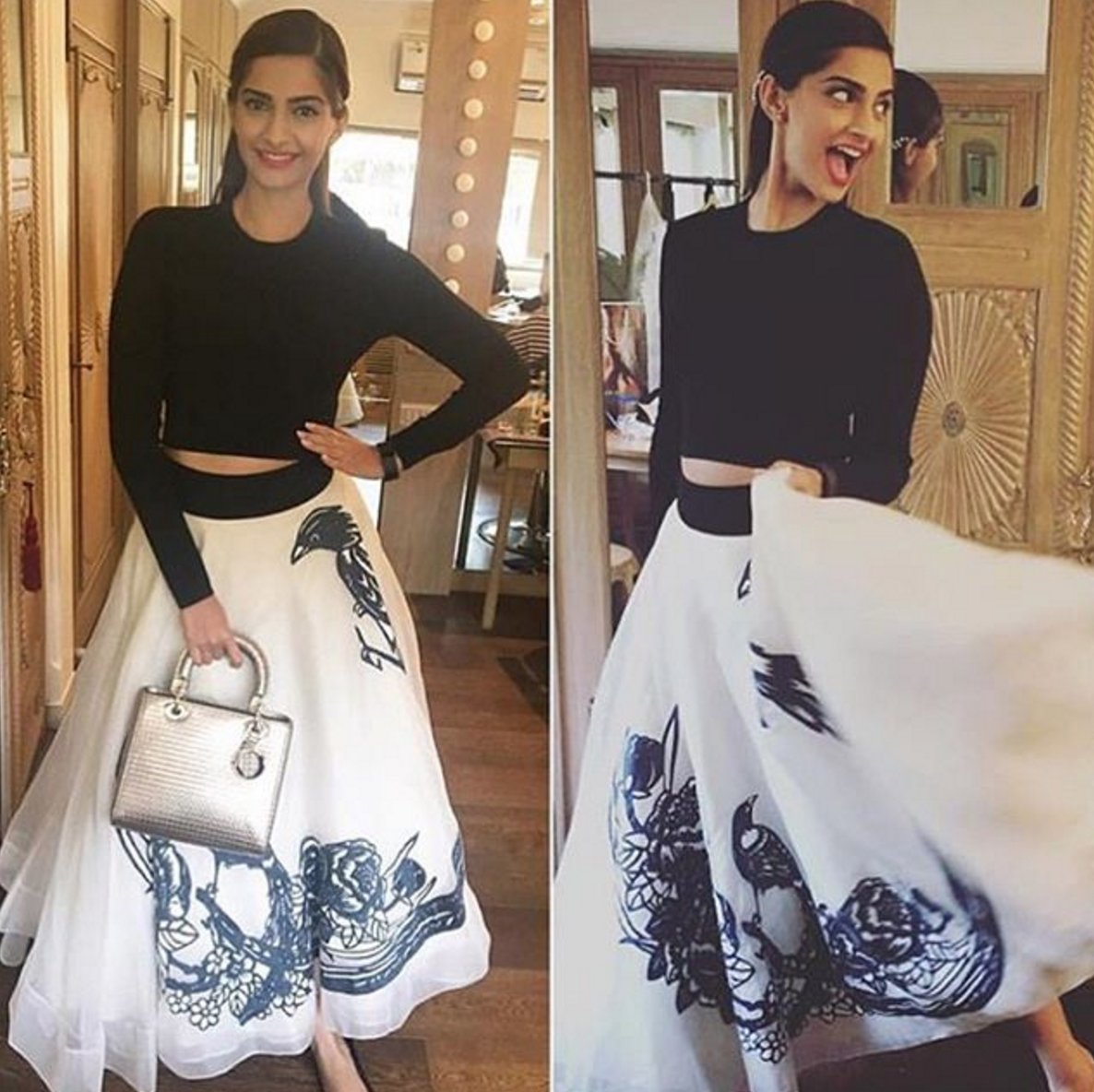 style_Withme's tweet photo. #WithMeLoves: @sonamakapoor has us drooling over this stunning @eshaanijayaswal outfit #StyledBy @rheakapoor 💖 https://t.co/4SCiHb4KUJ