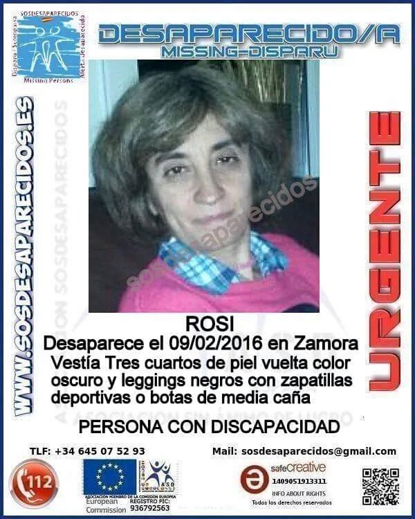 guardiacivil's tweet photo. #Colabora
Rosi es una mujer con discapacidad que ha #desaparecido  en #Zamora
Si la ves
📞062
📞091
📞112
Dale RT https://t.co/S55u3TD1DV