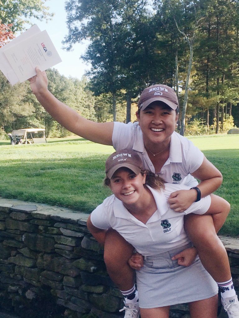 brown_golf1's tweet photo. Sienna Chapman and Christine Kim qualified for USGA four-ball championship to be played May 21-25. #teambears https://t.co/dBQJ47x7Zq
