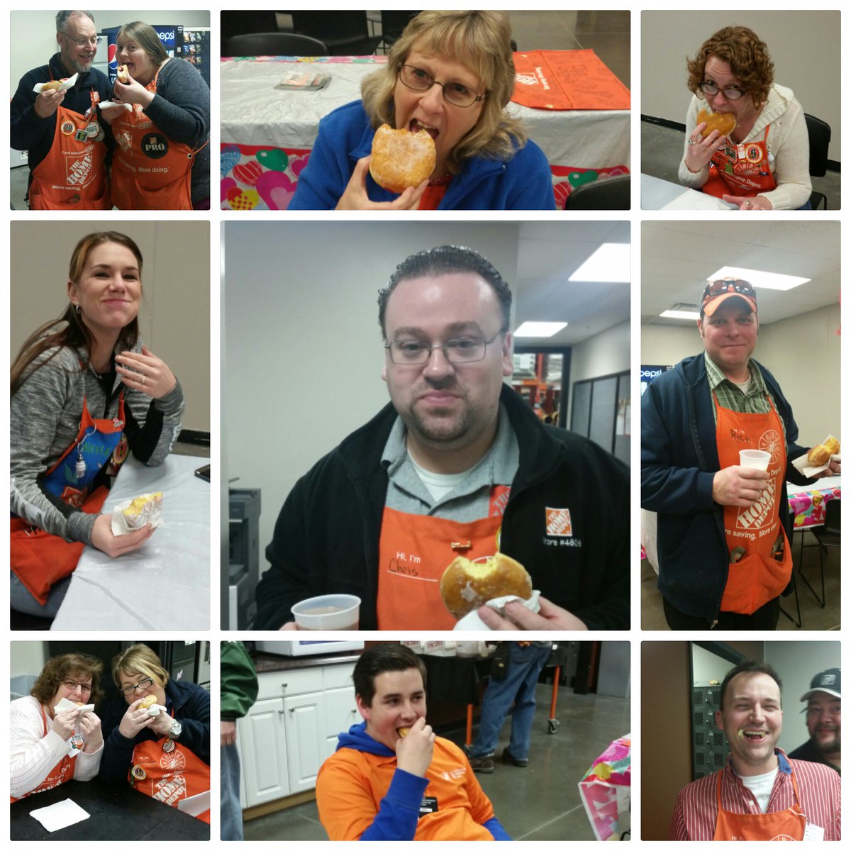 DiazDanielle's tweet photo. #21daychallenge Fat Tuesday = #PaczkiDay  home depot #2789 https://t.co/iRO7OuhTnv
