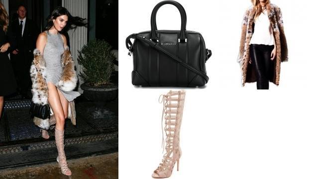 WHAT SHE WORE: Kendall Jenner with black leather Givenchy Lucrezia bag in  New York on January 29 ~ I want her style - What…