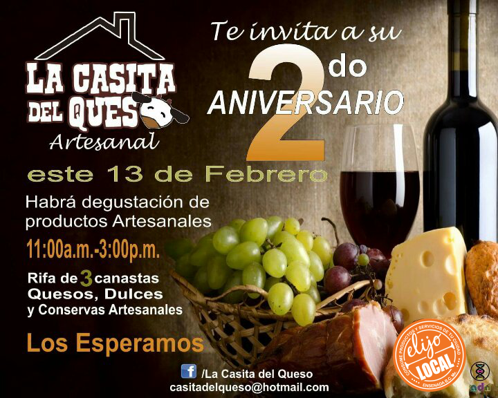 ElijoLocal's tweet photo. La Casita del Queso esta de #Aniversario #PorquequieroaEnsenada #YoElijoLocal @AyuntamientoEns #Consumelocal https://t.co/mkEzd7WuR8