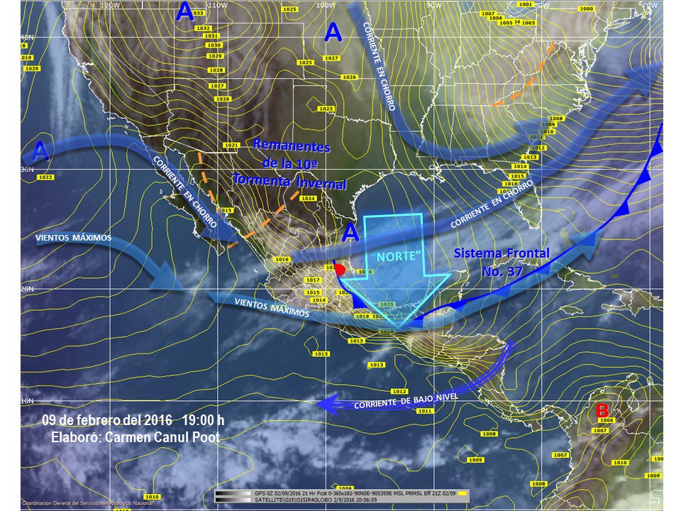Pronostican nevadas y heladas en zonas altas del país - Ca0JfvBUEAAPybc