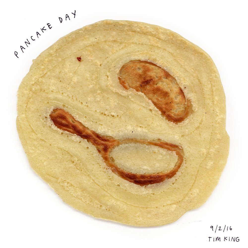 TimKing88's tweet photo. Flippin' pancakes #tkdrawingaday Day 40 https://t.co/NrzmPbNO9A