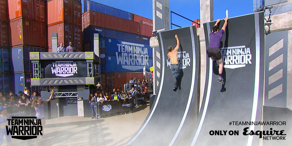 ninjawarrior's tweet photo. Noah Kaufman has some serious brain power! #ThinkTank wins the match! #TeamNinjaWarrior https://t.co/MxyezRUD96