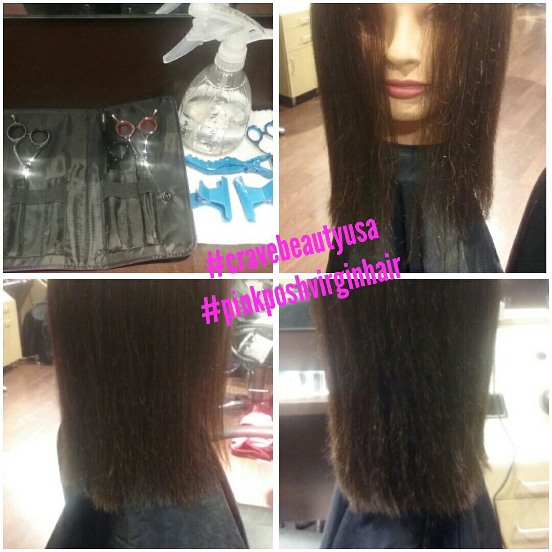 CRAVECosmetic's tweet image. My first straight cut. 😆 #studioluma #hairstylist #makeupartist