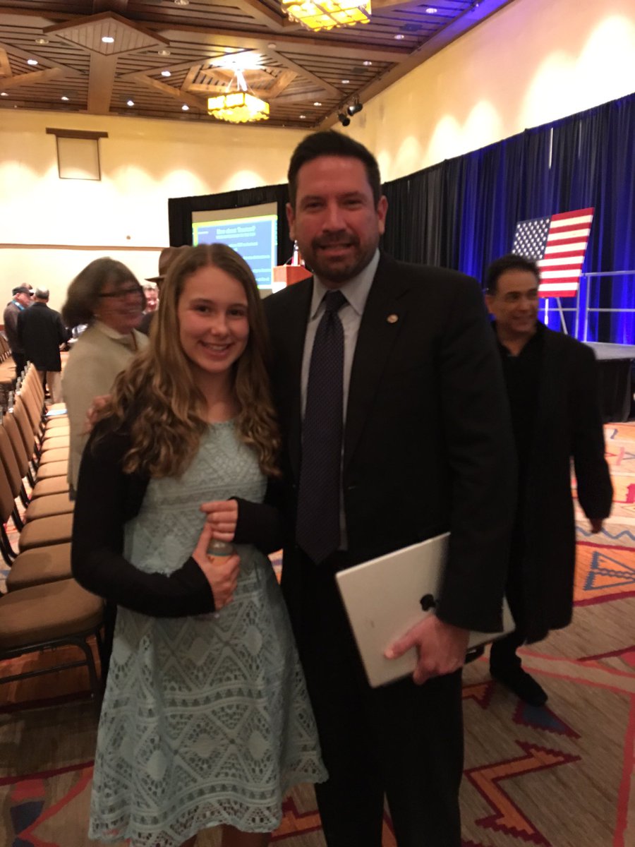 InspireSantaFe's tweet photo. @javiermgonzales and his Protégé Haley after the city address. The youth are our future and let's focus on them! https://t.co/WcHNLr0ZoZ