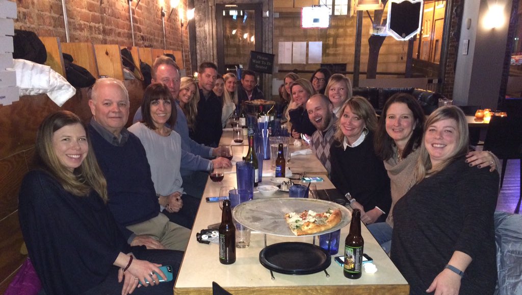 lori_bailey's tweet photo. Great team dinner tonight at slice in ATL #letsinterface #bestteam @HawleyEllen @ColliCptworld @GlendaKisnerSFL https://t.co/RUPOqZHI1l