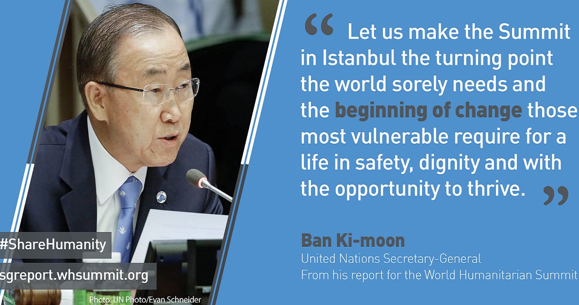 dayhumanitarian's tweet photo. Collectively we must make #humanity our shared responsibility. #ShareHumanity 
 - https://t.co/uKSUA14MDW https://t.co/H7Xt6dkSfI