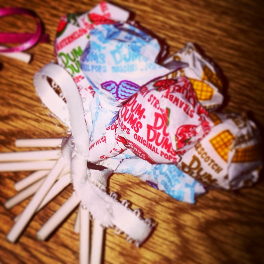 Buy someone special a candy bouquet ($2) and support USDHFH, this Thursday during dead hours in Colachis Plaza.