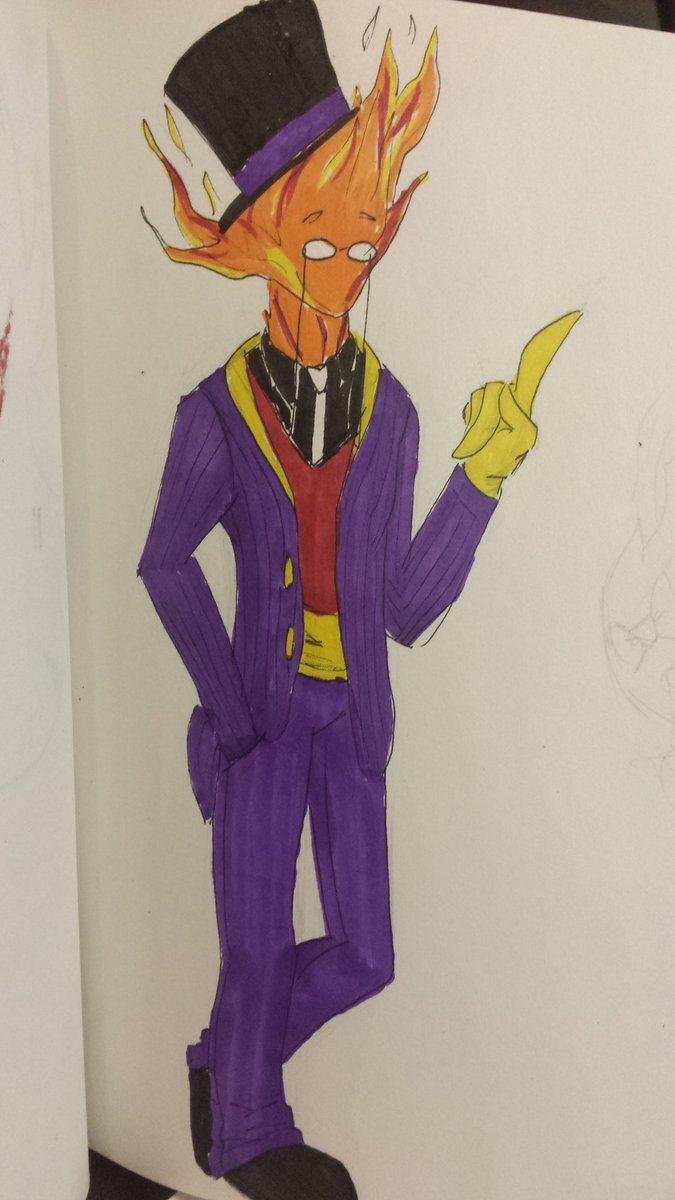 //I'm at play practice this is the best I could do. It's a sketch I was already working on of his high school prom-