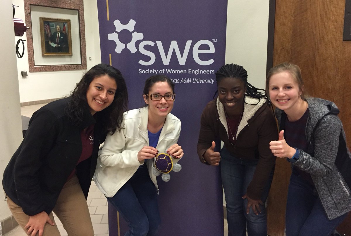 TAMUGradSWE's tweet image. Posing with @swetamu's very own @SWERegionC turtle! #TAMUGRADSWE #RegionCTurtle