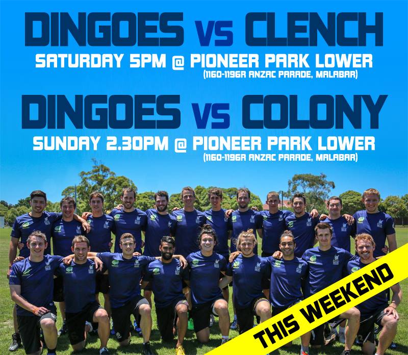 benchultimate's tweet image. We’re playing the @AussieDingoes this weekend in Malabar and would love to see you there!