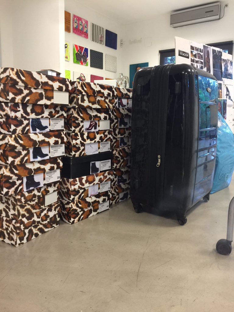 Todo listo para el shooting SARKANY AW"16