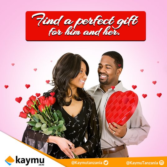 Zimebaki siku 3 tu kufikia siku ya wapendanao, <a href="/KaymuTanzania/">Kaymu Tanzania</a> wanatusaidia na zawadi hapa >> bit.ly/1nJ3h73