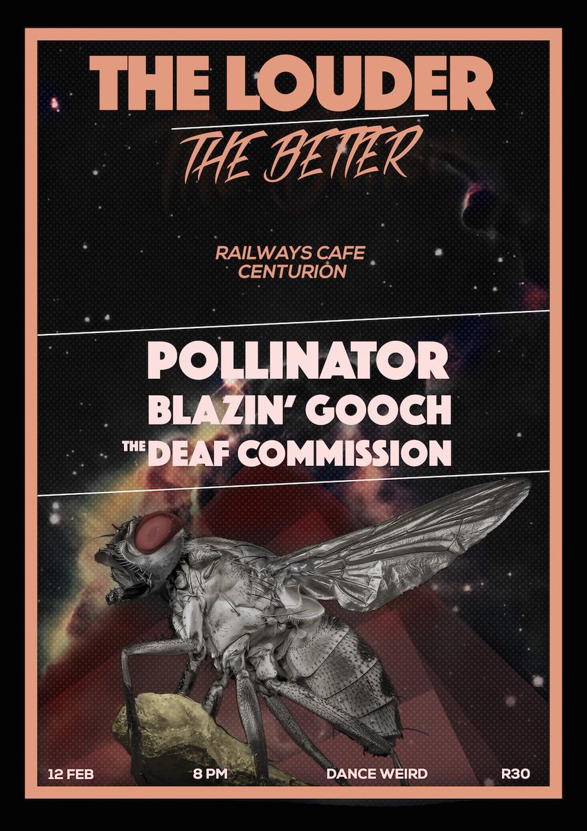 We are hitting <a href="/RailwaysCafe05/">Railways Cafe</a> with <a href="/BlazinGoochband/">Blazin Gooch</a>  and Pollinator this Friday.
Pool in.