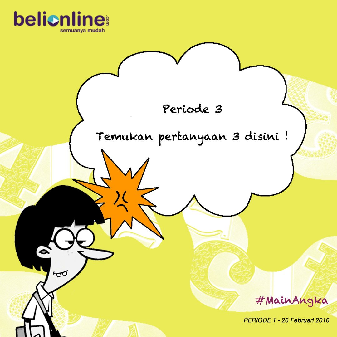 belionlinecom's tweet photo. Jgn menyerah dulu, siapa tau periode ke3 kmu yg beruntung dptin Xiaomi Yi Cam #MainAngka  
https://t.co/s7CKDkdFN8 https://t.co/kXybe0AEmB