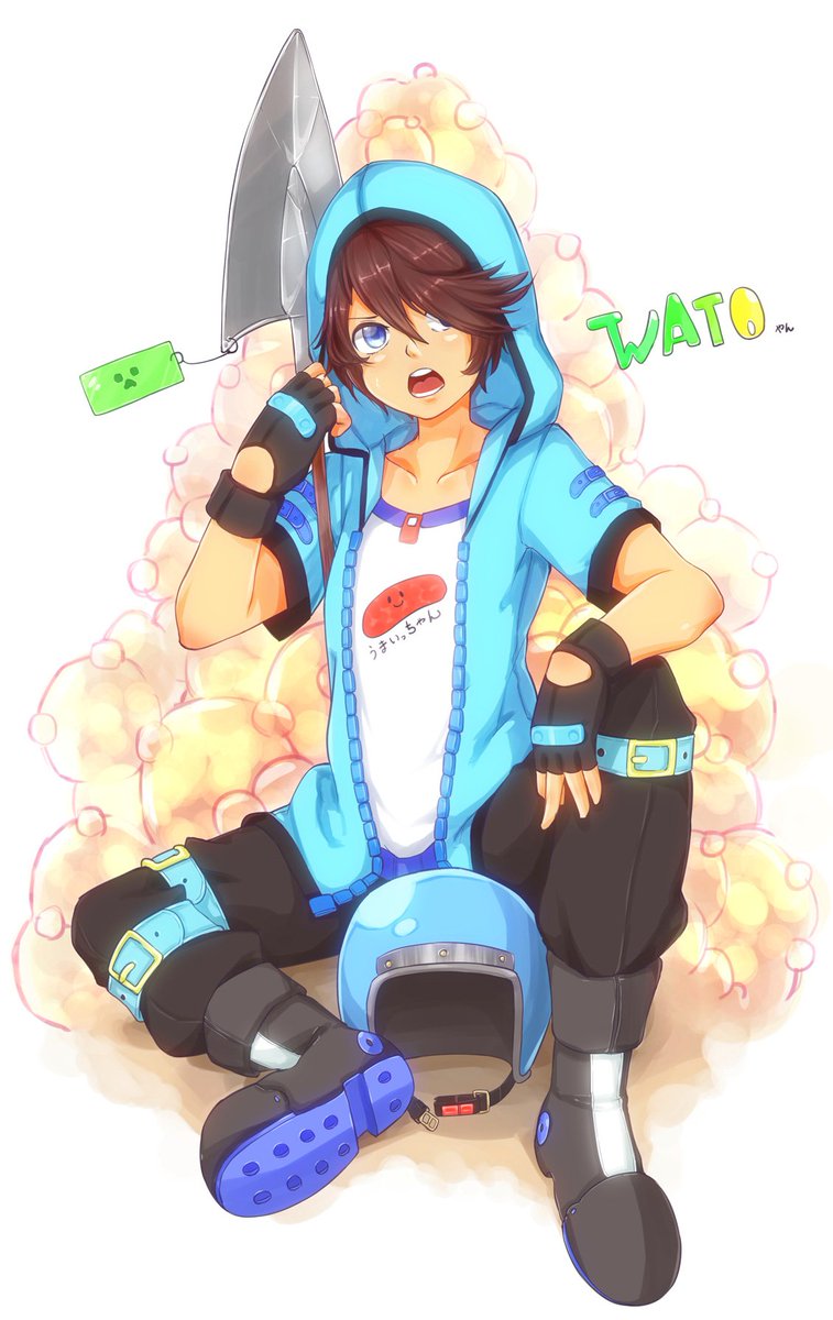 Twitter 上的 たこやきき イラストupします 今回は あかがみんクラフトでもお馴染みのwatoさんを描きました 相棒のシャベルを持って いざゆかん W T Co Ot9o9terhz Twitter