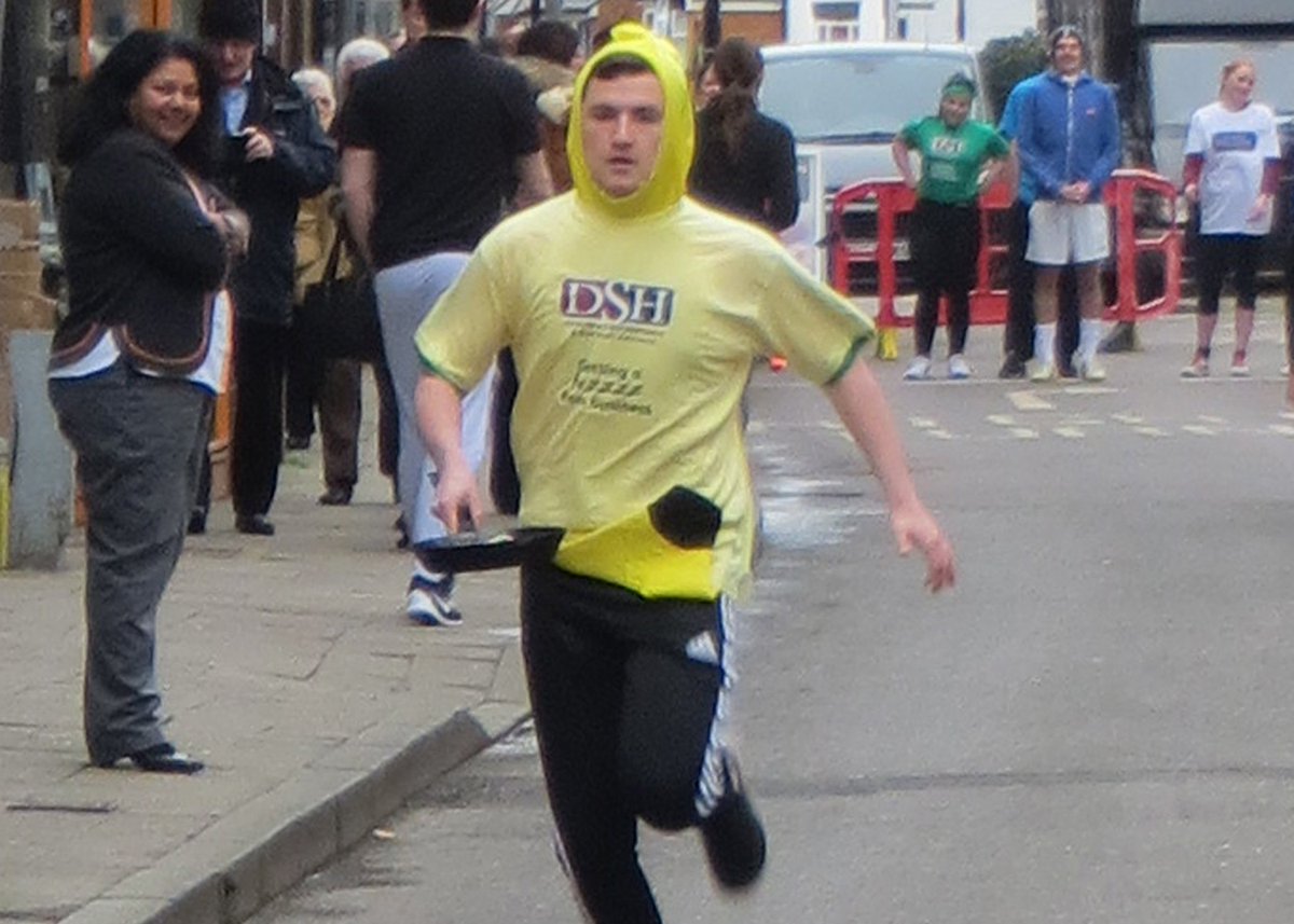 DSH_Accountants's tweet photo. Great efforts once again from the DSH team at the Ricky pancake race #RickyPancakeRace. https://t.co/DJfah0OOyO