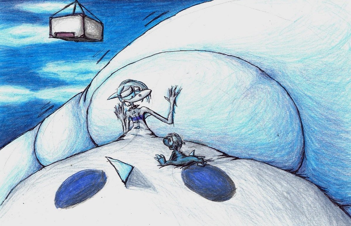 ScorpioDragon84's tweet photo. Dragoness with her child https://t.co/gxJuGfOIgS