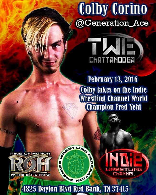TWEChattanooga's tweet photo. @ringofhonor star @Generation_Ace takes on @fredyehi this Saturday! https://t.co/6HDOQ17XCA