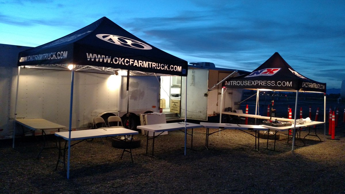 AZN_Farmtruck's tweet photo. Setting things up for this weekend at Redding Dragstrip! #streetoutlaws #redding #cali #fna #405 https://t.co/IA5JfPBV3m