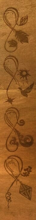 owl_eyed_sin's tweet photo. An elegant #coffeetable adorned with #handwoven fabric &amp; laser engraving that depicts the cosmic elements of nature. https://t.co/5UwzpeRFhq