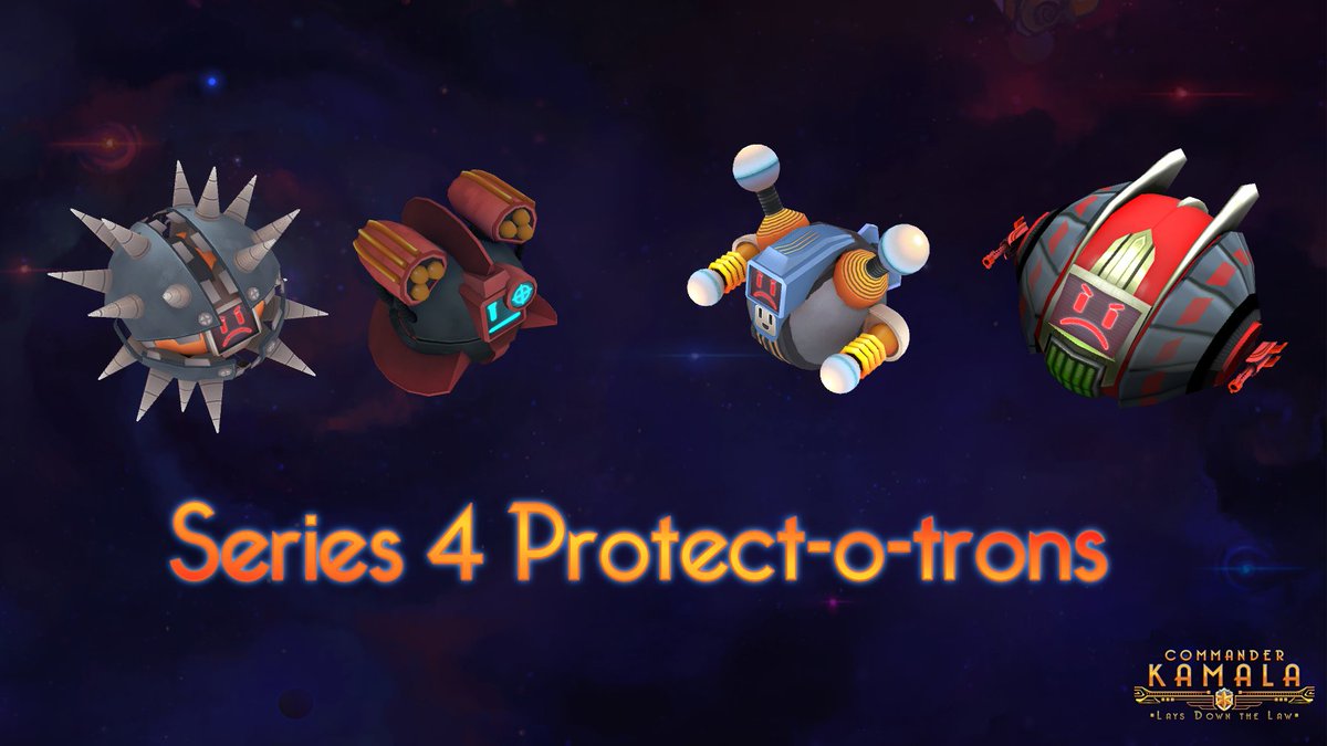 escapefuel's tweet photo. Stop the Protect-o-trons in "Commander Kamala!"  On Greenlight now!  https://t.co/1lN8jd7xSI #indiedev #greenlight https://t.co/nemZICGtui