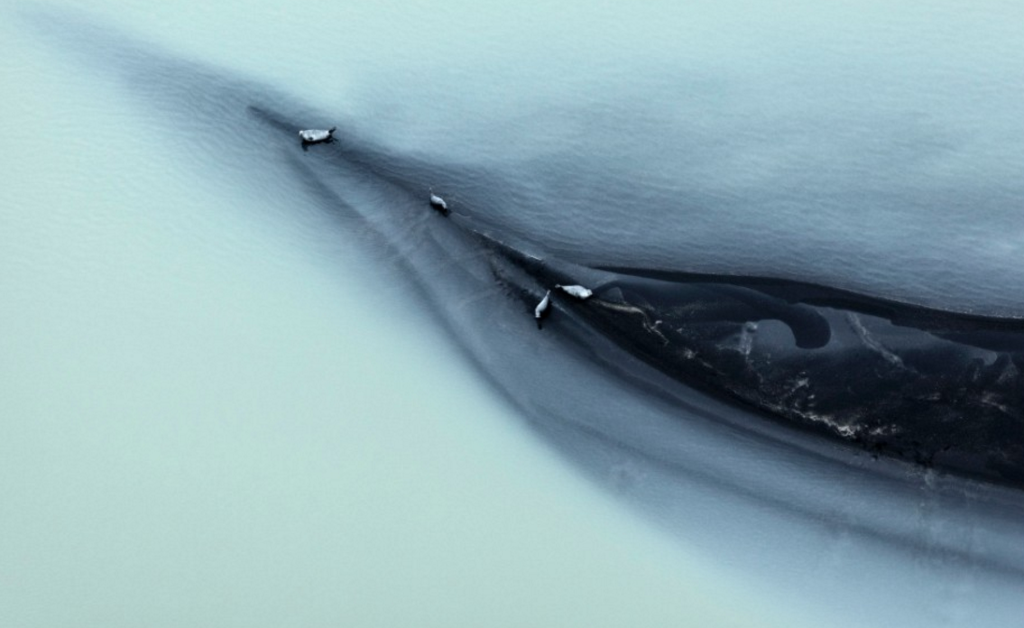 CNN's tweet photo. Iceland's coast looks like beautiful abstract art: https://t.co/KK43cU3QX4 https://t.co/D7Z0tor6y0
