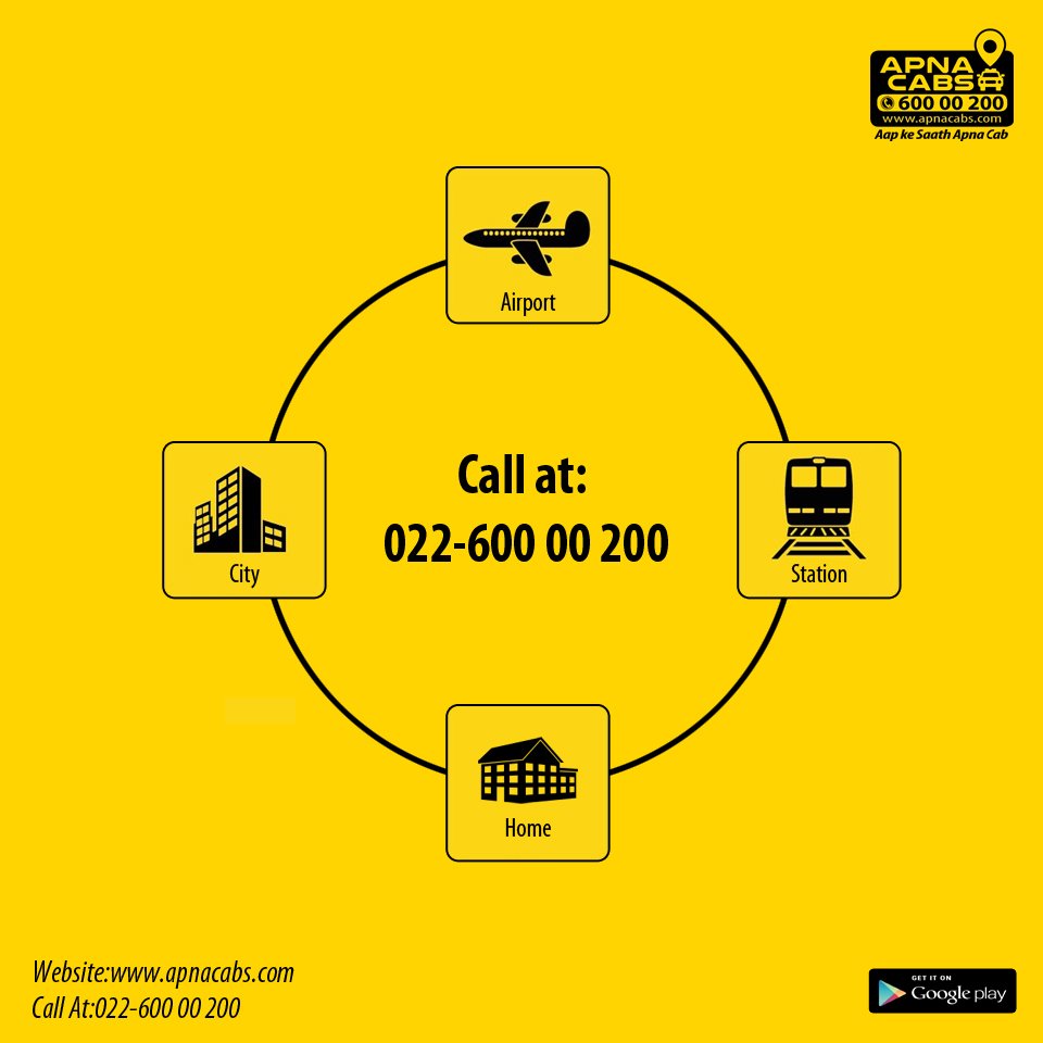 Apnacabs's tweet photo. Book #Quick, #Safe & #Reliable Kaali-Peeli #Taxis & #Coolcabs For #AirportTransfer, #RailwayStation & Local Needs. https://t.co/g15m3Jb1ps