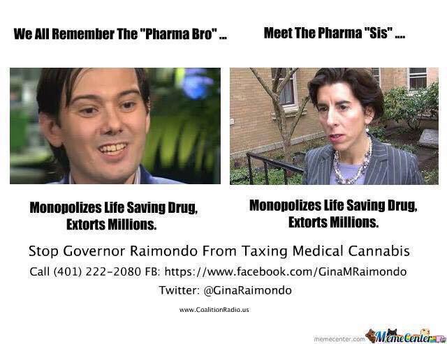 DhopeMeds's tweet photo. @GinaRaimondo #makeitinRI #Cannabis #MMJ #MedicalMarijuana #THC #marijuana #RhodeIsland @WBLQradio @projo https://t.co/Q5Sal0caQG