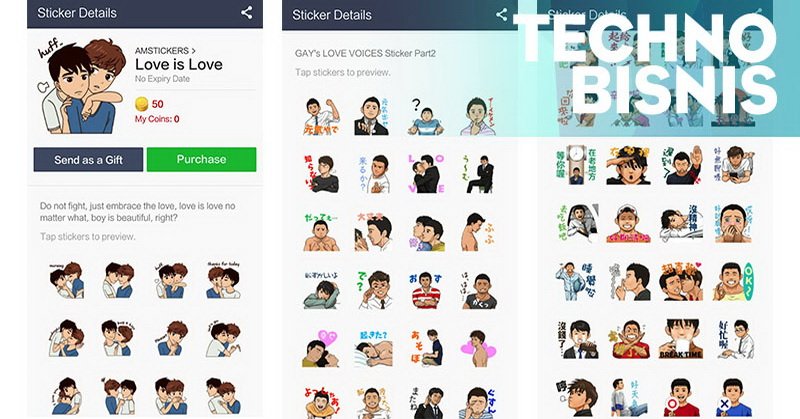 Imbas Sticker Gay, Netizen Ancam Boikot LINE okz.me/UZmL