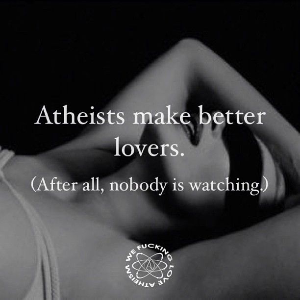 The_Godless_Fox's tweet image. I completely agree, #atheists make better lovers.
#atheism #freethinker