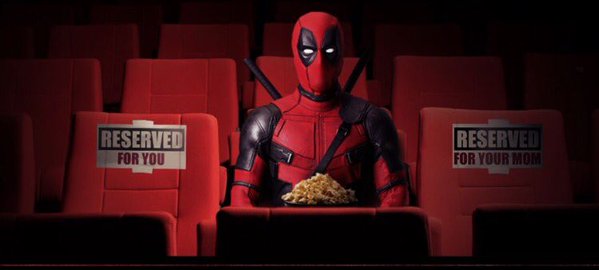 Wade Wilson's now showing (and causing trouble) at your local Cineworld >> bit.ly/1SM39iW #Deadpool