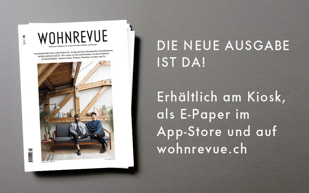 WohnrevueMag's tweet photo. Jetzt am Kiosk! Die neueste Wohnrevue mit @imm_cologne Messebericht, Studiobesuch bei @formafantasma &amp; vielem mehr! https://t.co/dEsr4GIeyr