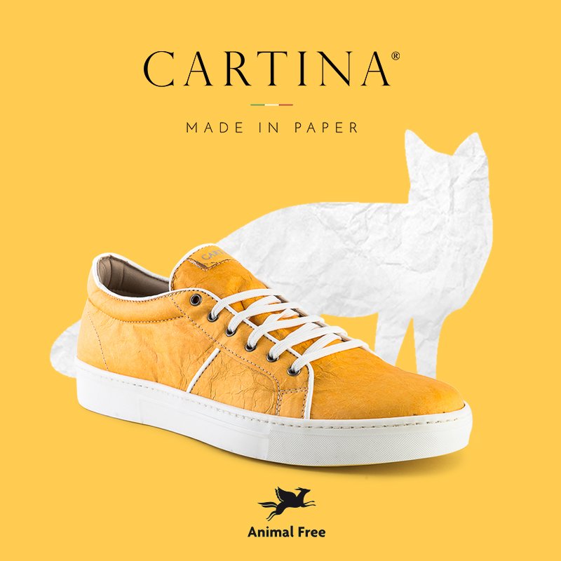 Being modern means to bare in mind the future of our planet #madeinpaper #animalfree #shoes