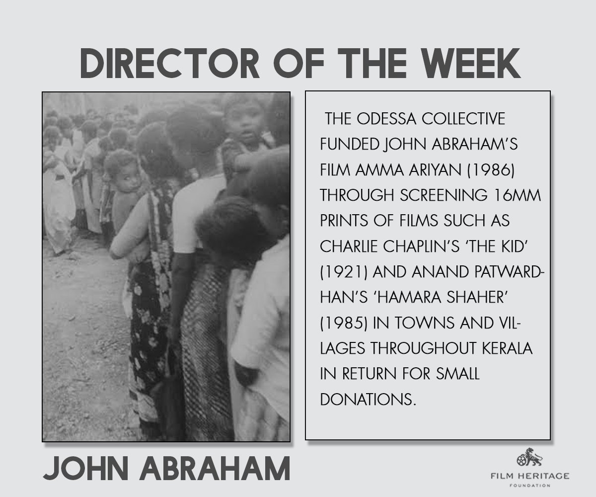 FHF_Official's tweet photo. Amma Ariyan - the common man's film
#DirectorOfTheWeek https://t.co/mcrgbnXGWD