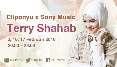 SonyMusicID's tweet photo. Now! @TerryLizers yuk ikutan chat bareng @terrylize di @CLIPONYU sekarang di sini: https://t.co/nDbbkgfEqH https://t.co/UWa9V1h4t5
