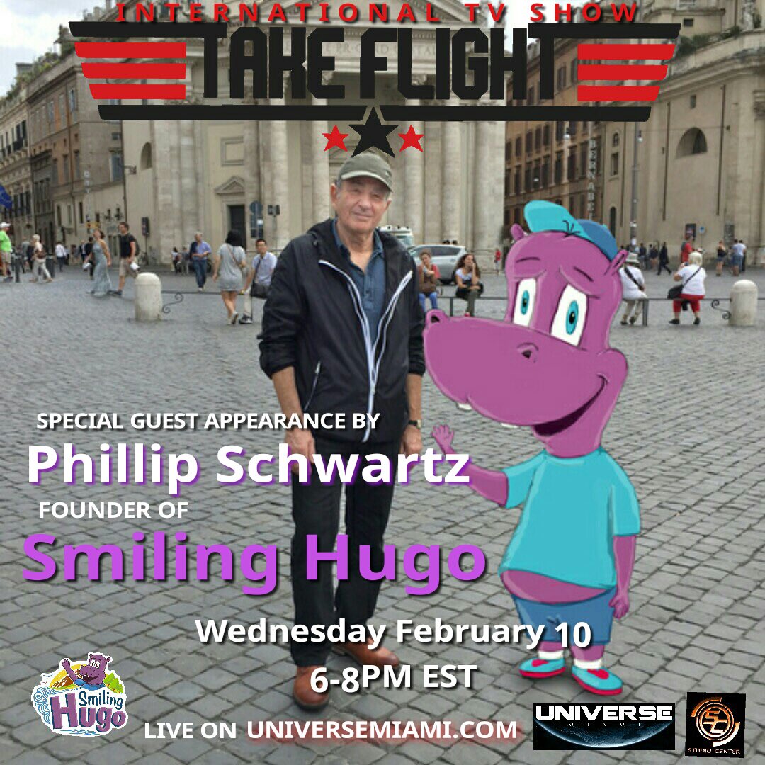 SmilingHugo's tweet photo. Today our founder will be on @universemiami don't miss it #smilinghugo #childrenbook #illustration 🙂 https://t.co/tzNwEU8BWm